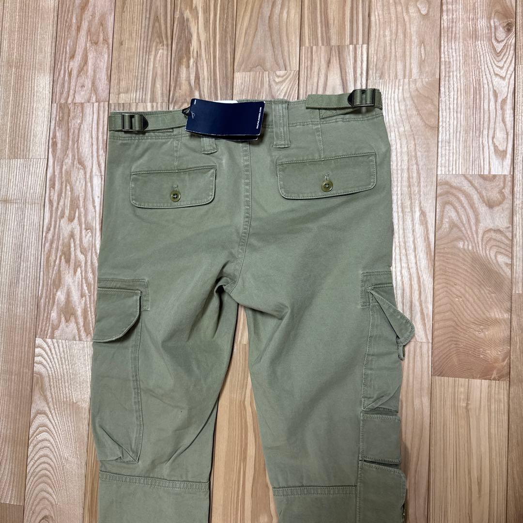 希少 RALPH LAURENカーゴパンツ カーキ ストレッチ　スキニー
