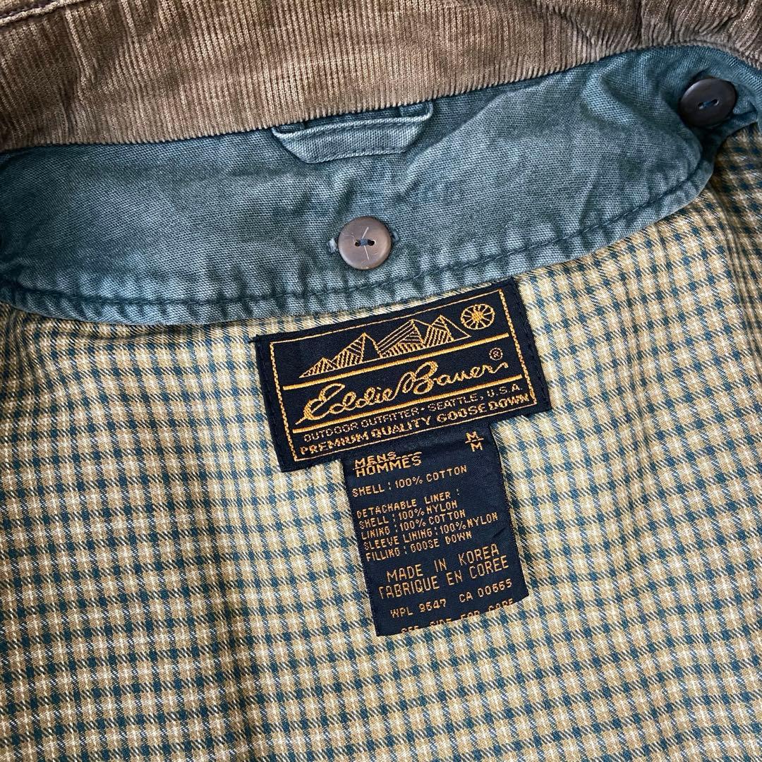 90s Eddie Bauer 黒タグ グース ダウン ハンティング ジャケット