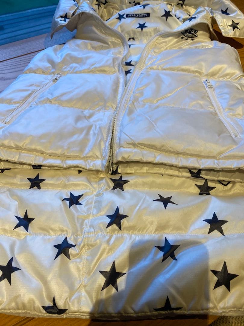 美品☆PEARLY GATESリバーシブルダウンベスト