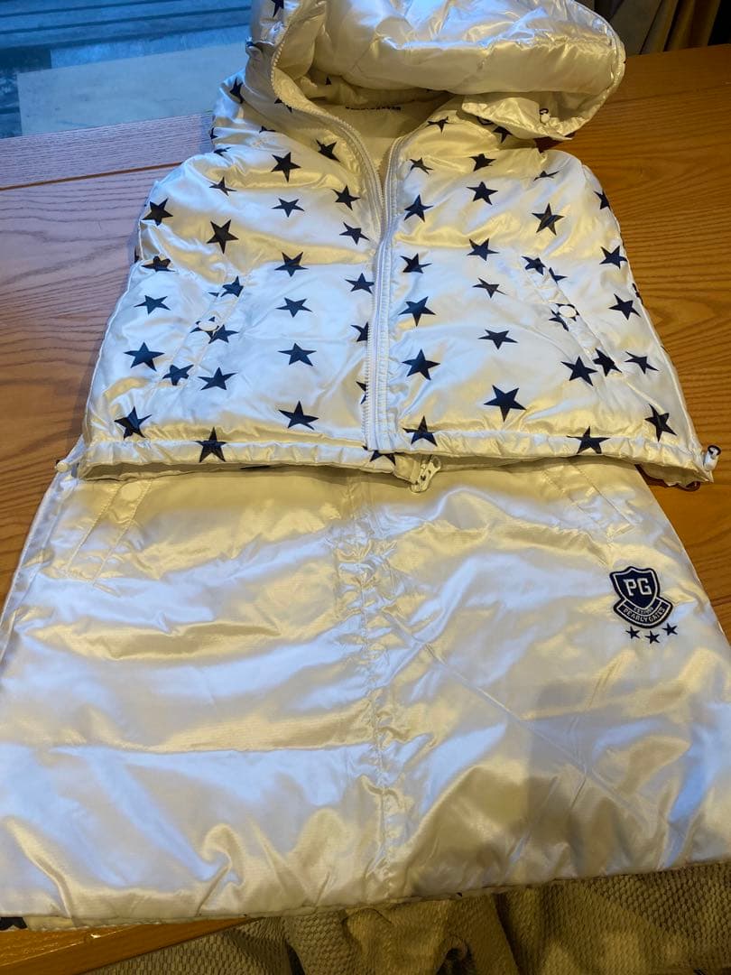 美品☆PEARLY GATESリバーシブルダウンベスト