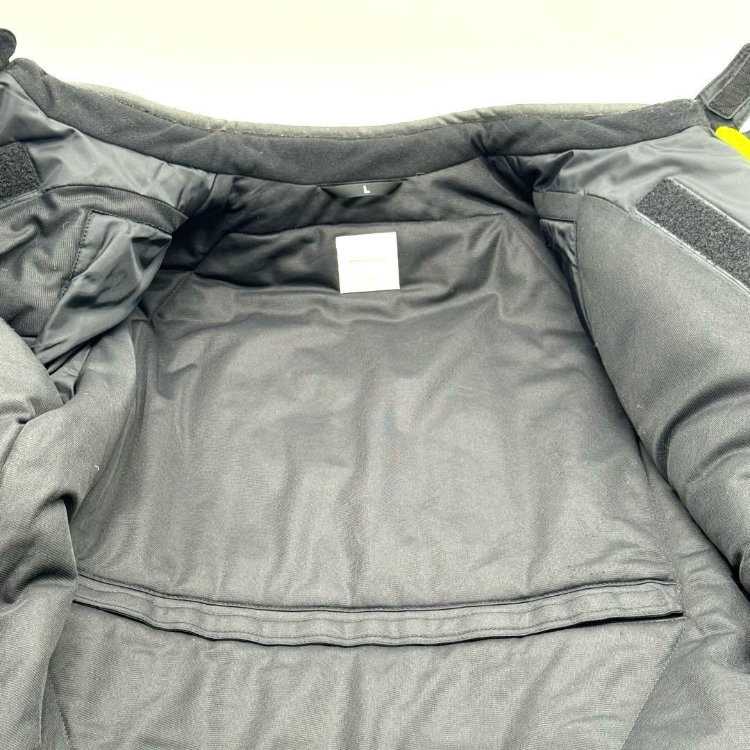 GOLDWIN ゴールドウィン　バイク　ロングジャケット 黒黄　メンズ L 美品