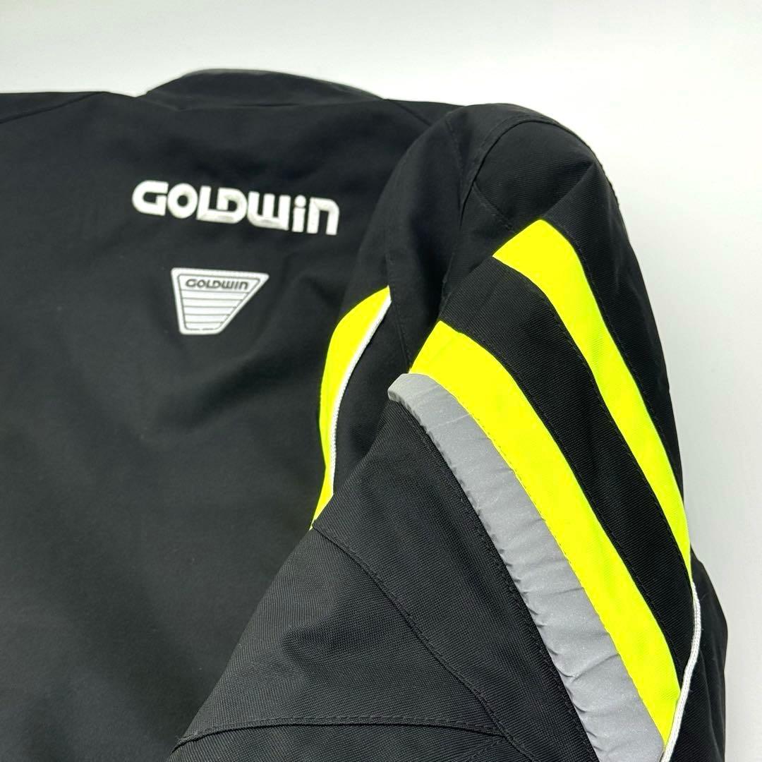 GOLDWIN ゴールドウィン　バイク　ロングジャケット 黒黄　メンズ L 美品