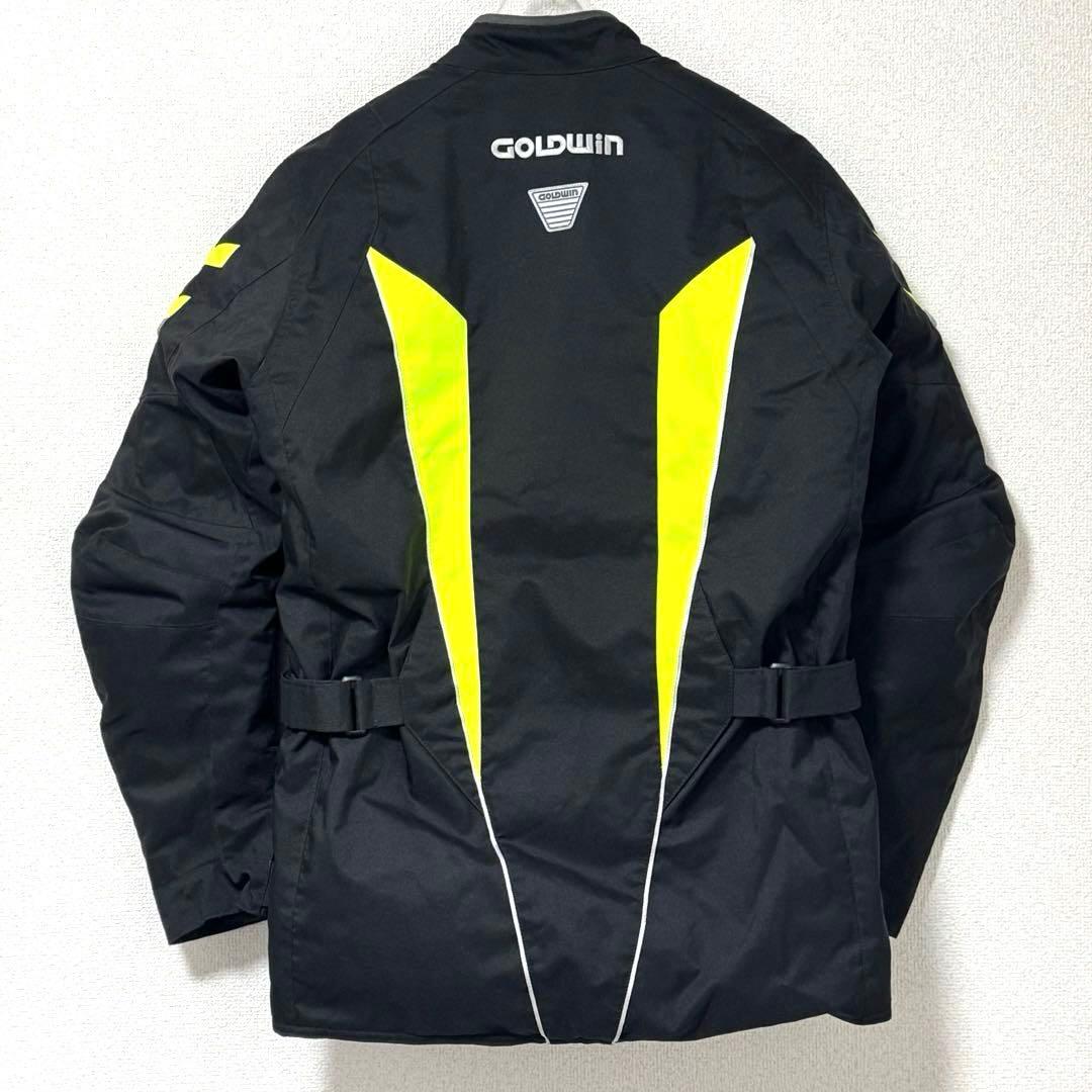 GOLDWIN ゴールドウィン　バイク　ロングジャケット 黒黄　メンズ L 美品