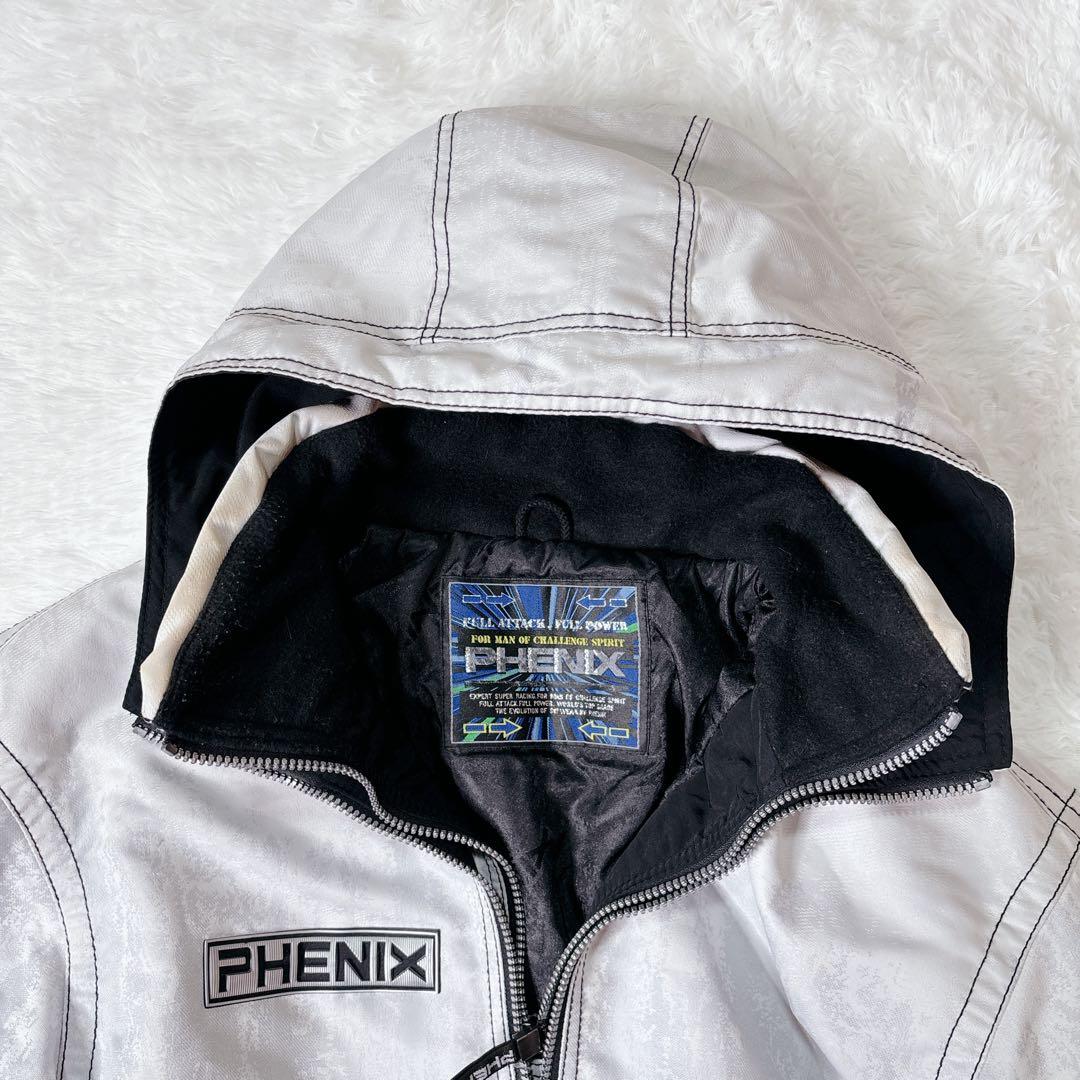 Phenix スノボ スキーウェア セットアップ メンズ 白　黒　ハーフジップ