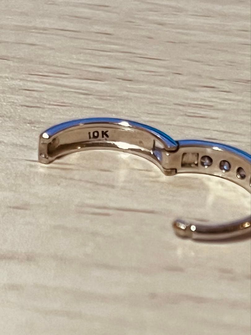 AVALANCHE 10K WGフープピアス 11mm