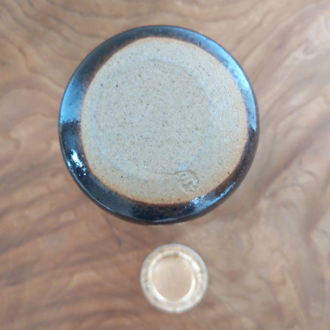 茶道具 【diana様専用】 膳所焼 生野写 茶入 陽炎園 仕履付 表千家