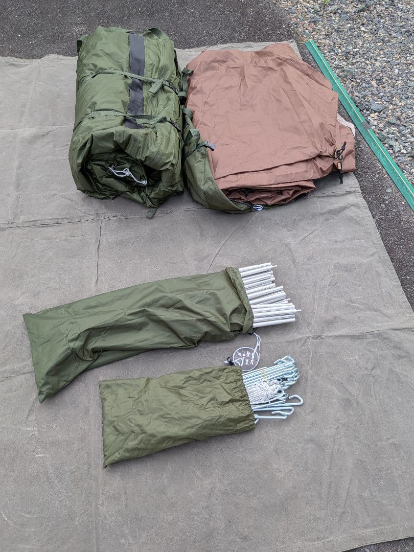 DOD 3 M かまぼこ テント グリーン