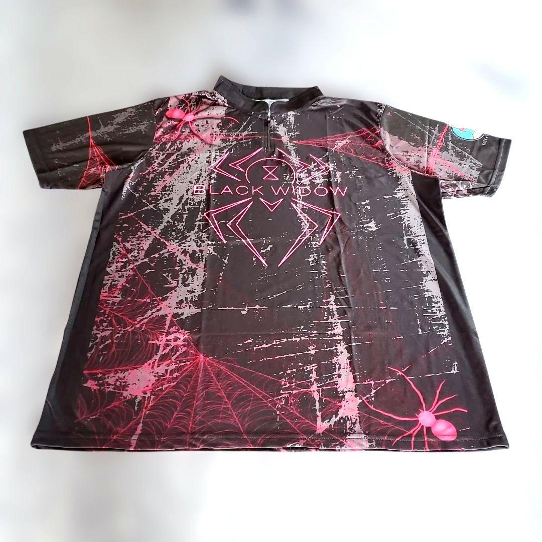 日本未発売✨ボウリングウェア 日本サイズ2XL ブラックウィドー