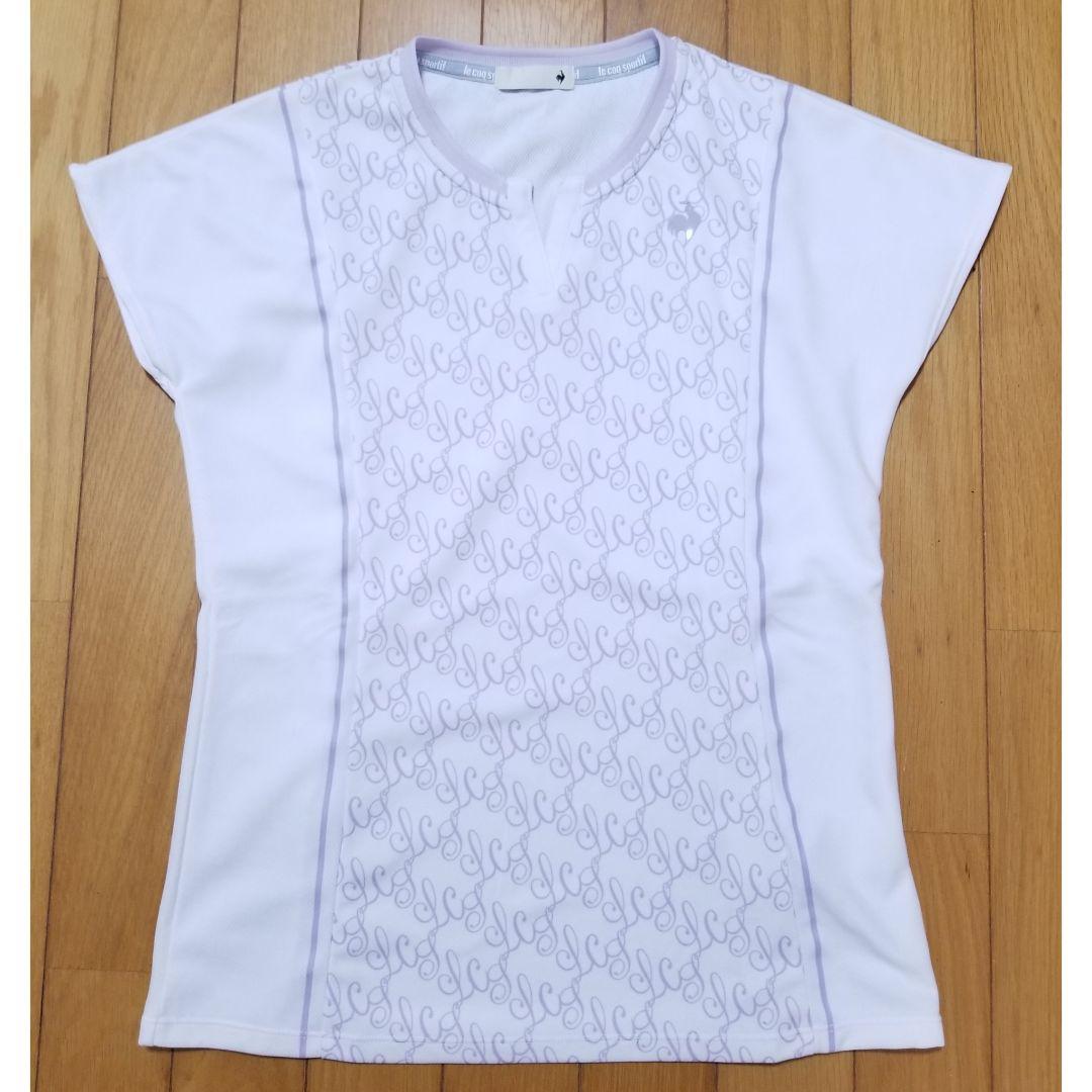 人気完売！ルコックテニスグラフィックゲームシャツLとスコートM 23FW