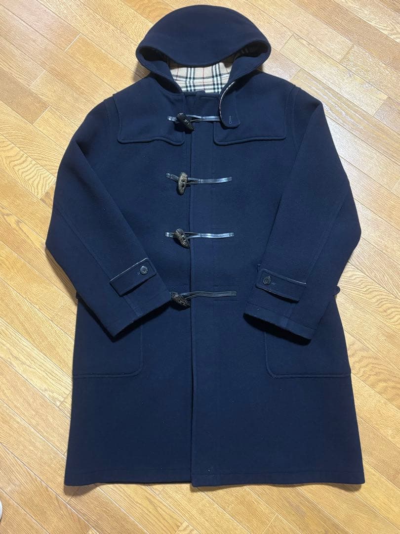 未使用に近い バーバリーブラックレーベル ダッフルコート ウール