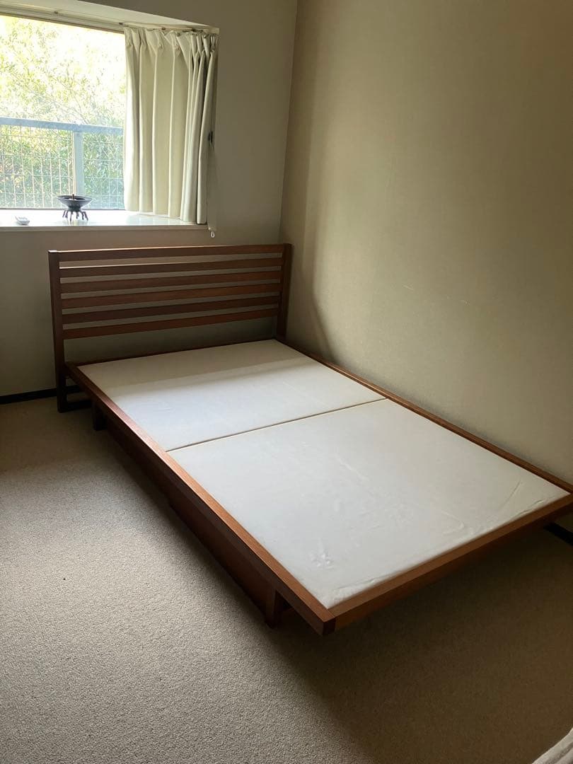 MUJI 無印良品 ビンテージ セミダブルベットフレーム