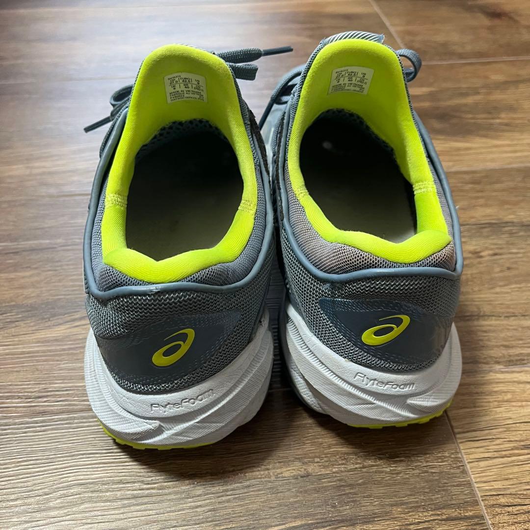 ASICS COURT FF テニスシューズ グレー イエロー 27cm