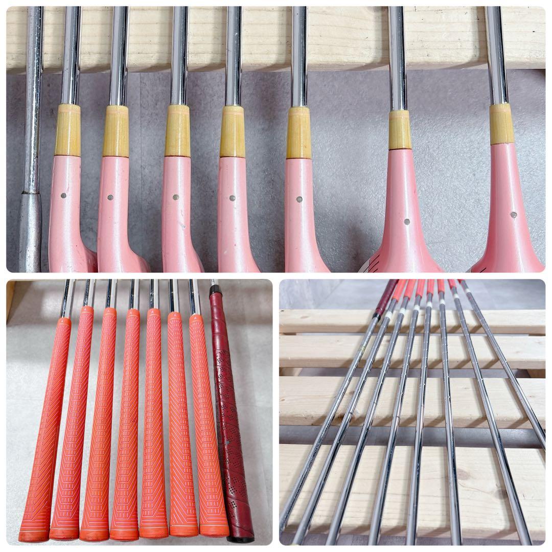 V824 マルマン レディース ゴルフクラブ セット 9点 サーモンピンク 入門