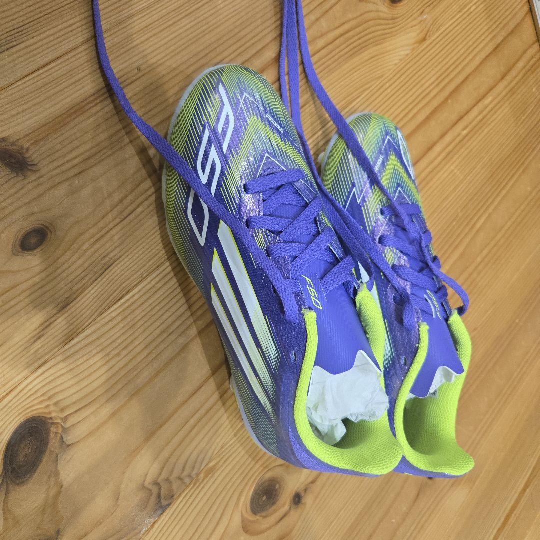 F50 サッカーシューズ スパイク 紫/黄緑 F50 ELITE FG サッカー