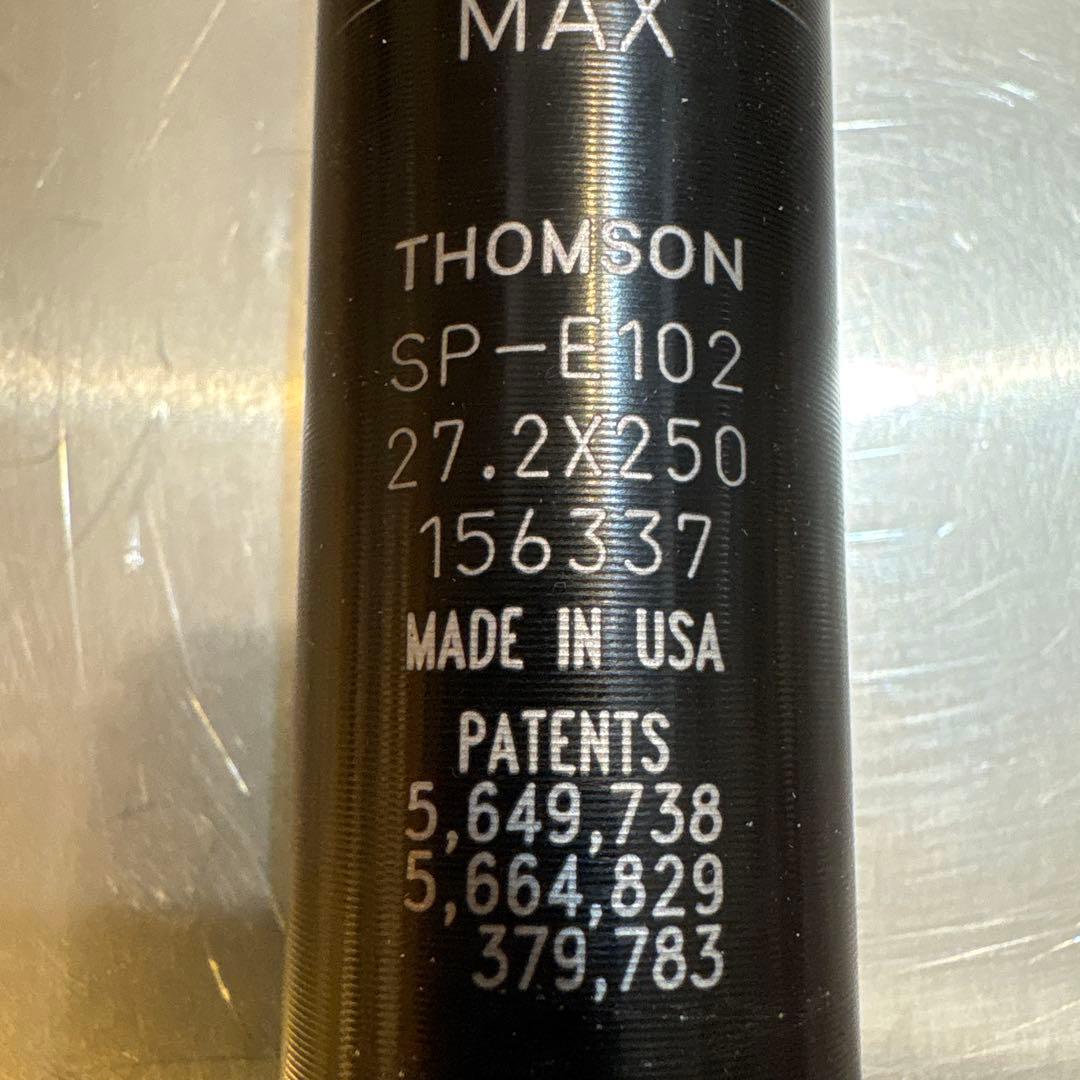 THOMSON シートポスト 27.2φ×250mm美品