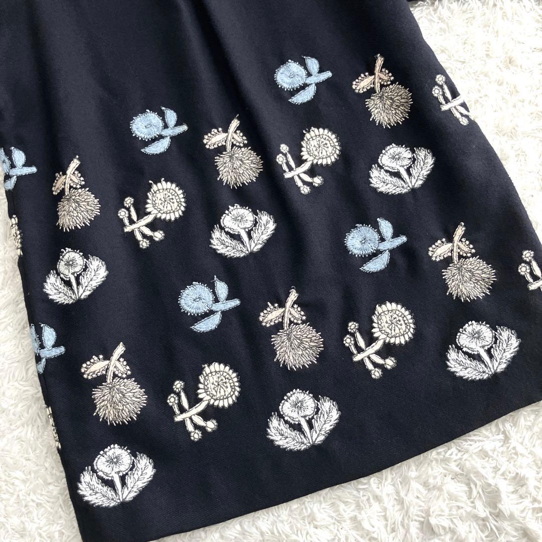 美品✨ミナペルホネン quartet フォーマル ワンピース 卒業式 リボン