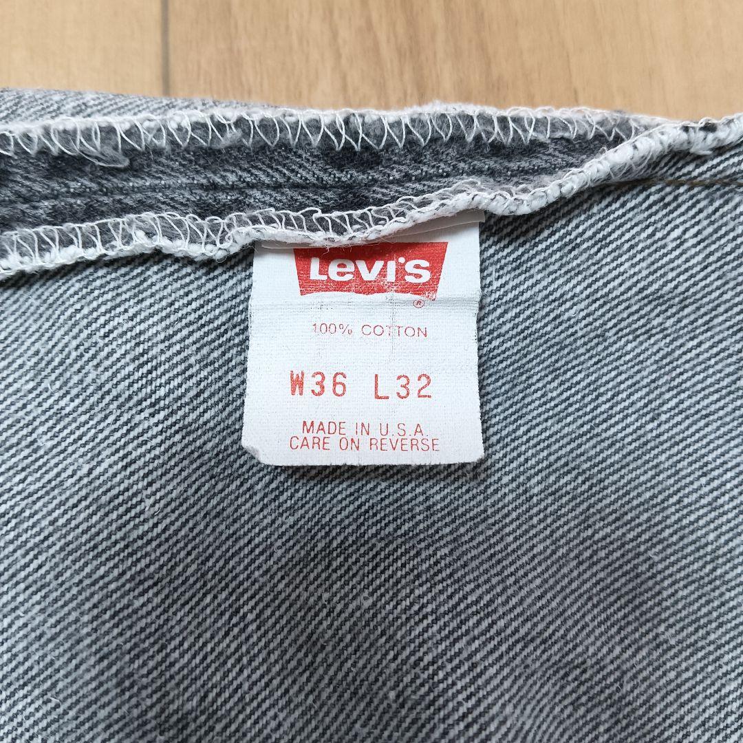 levi's 501 USA製 ブラックデニム 80s w36 ヴィンテージ