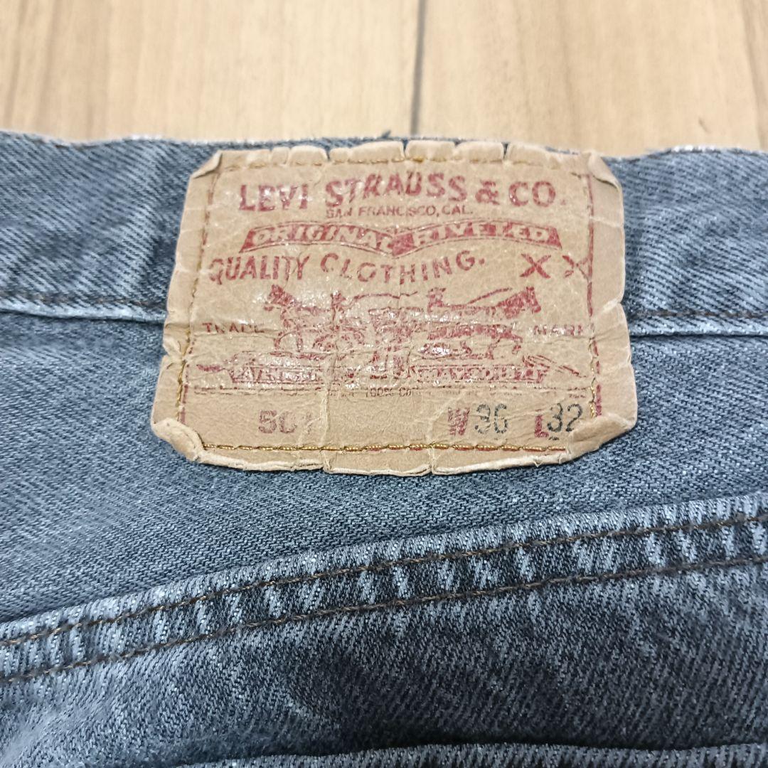 levi's 501 USA製 ブラックデニム 80s w36 ヴィンテージ