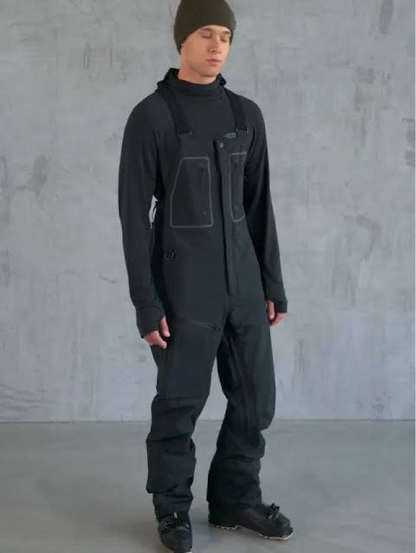 値下げしました！ARMADA GORE-TEXブラックオーバーオールスキーウェア