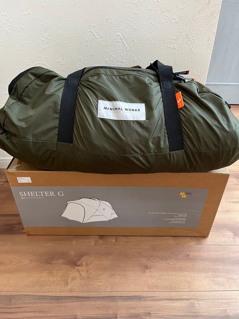 MINIMAL WORKS SHELTER G テント（メッシュドア1枚付き）