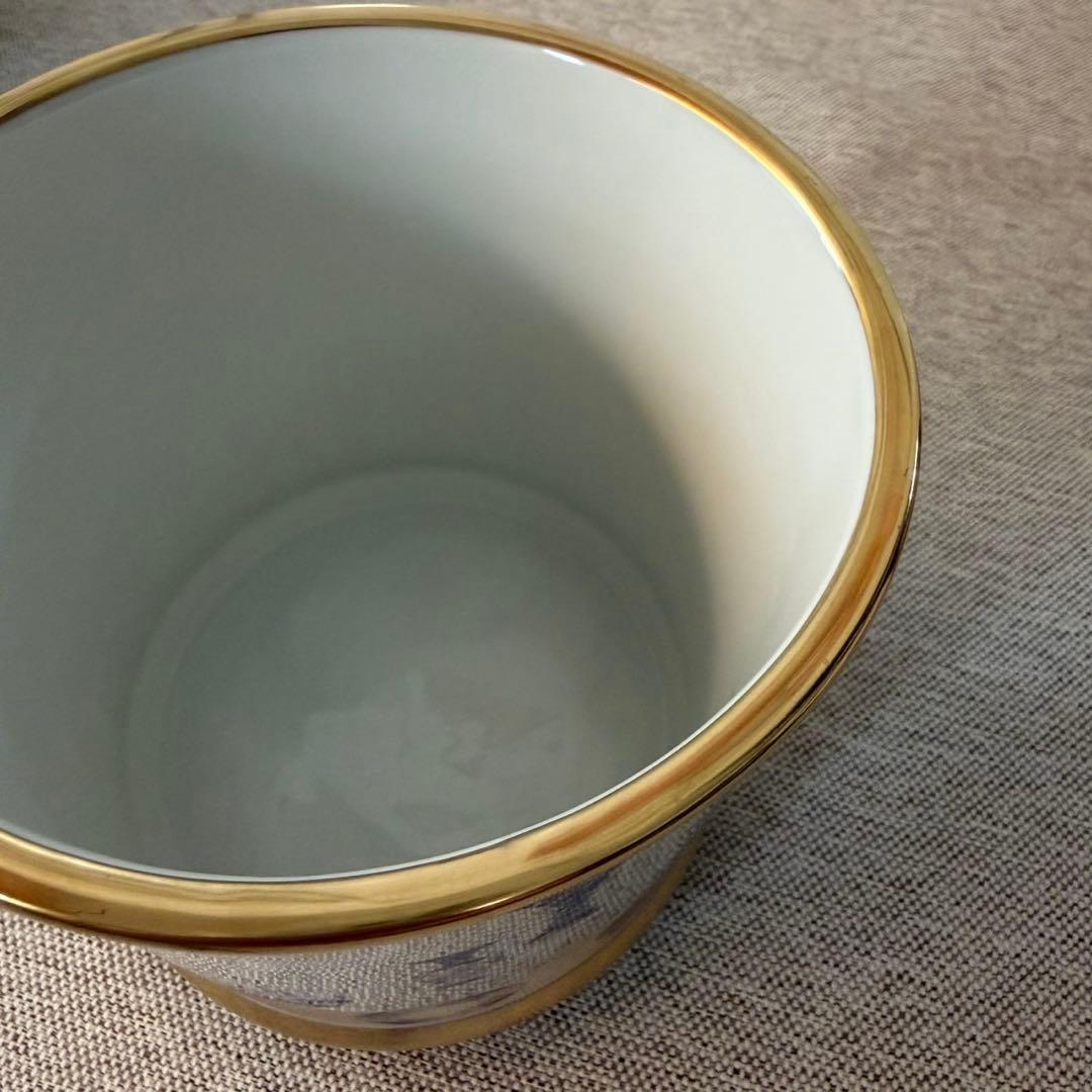 深川製磁　ブルーチャイナ　ワインクーラー　希少