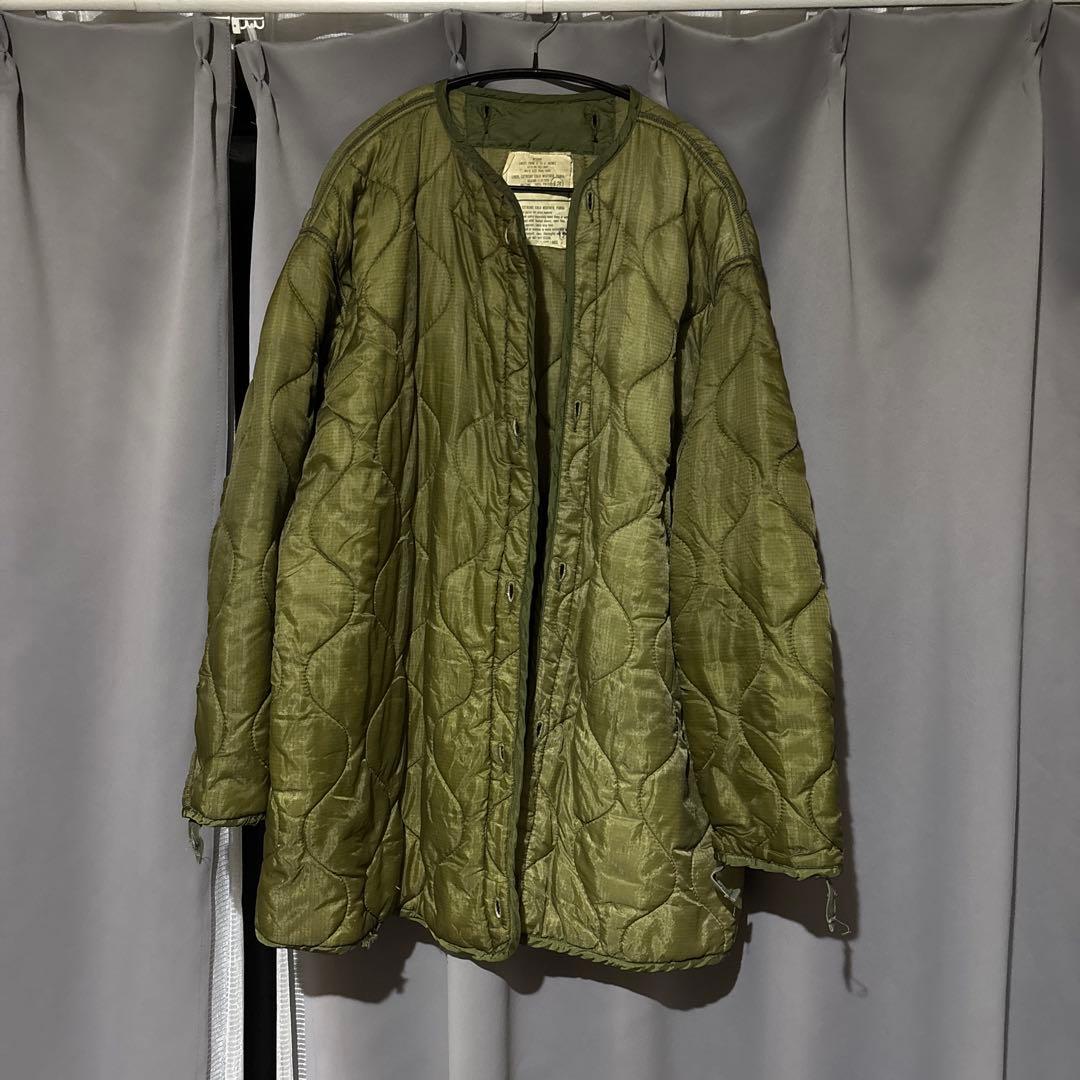 米軍実物 M-65 フィッシュテールパーカ 1975年製 ライナー付き 70s