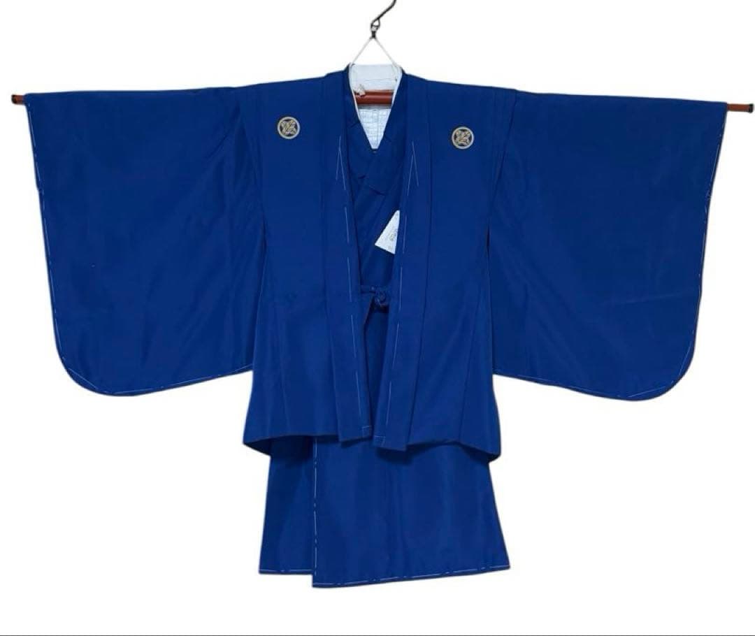 未使用品　お子様用着物袴セット　裃デザインセット　5歳男の子　七五三