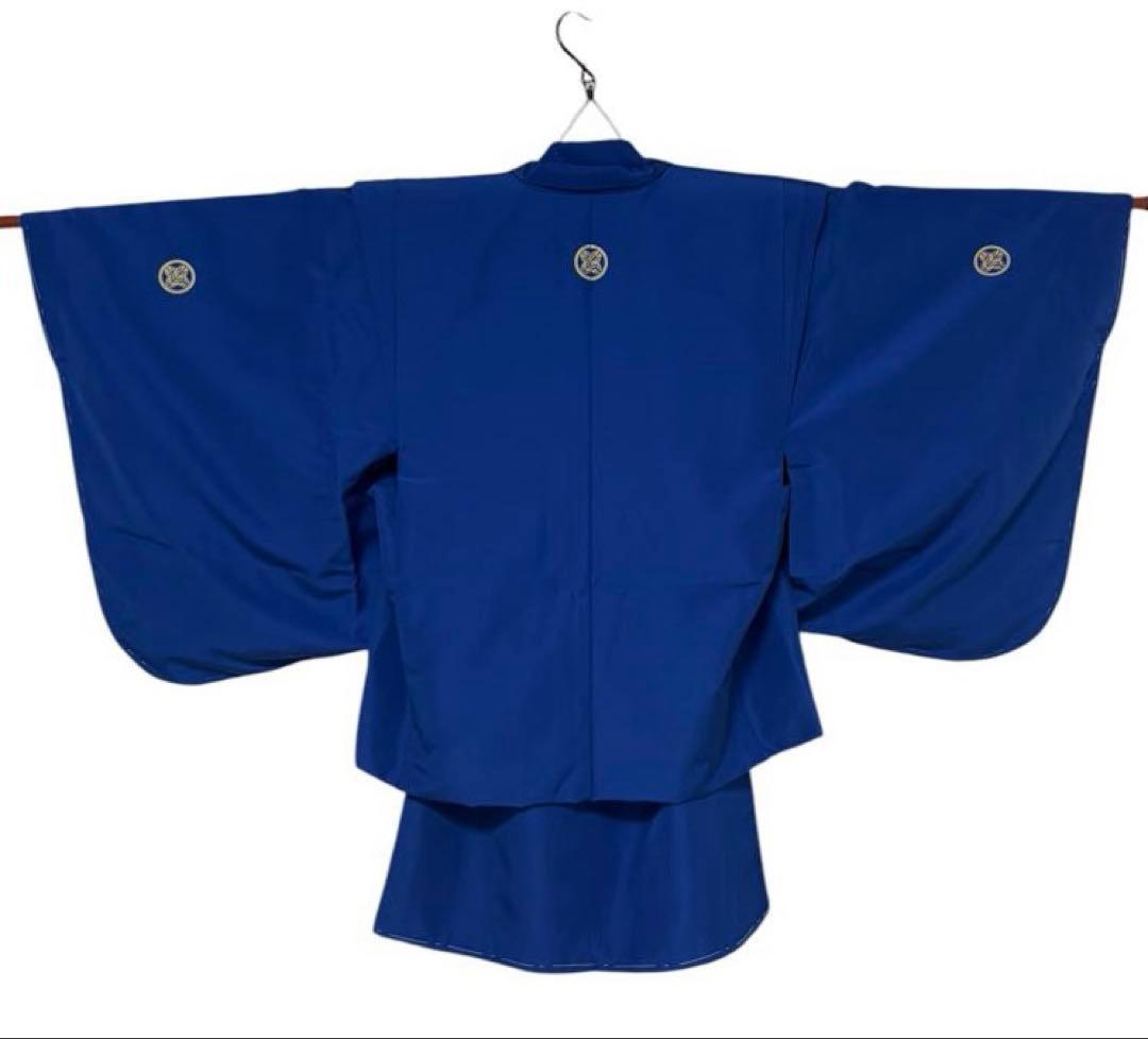 未使用品　お子様用着物袴セット　裃デザインセット　5歳男の子　七五三