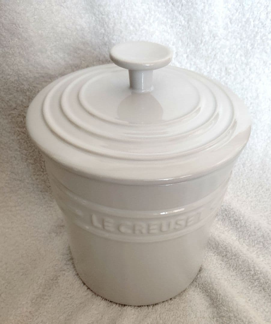 ル　クルーゼ　キャニスター　白