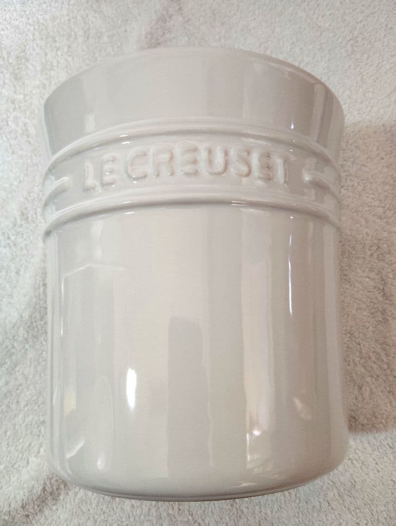 ル　クルーゼ　キャニスター　白
