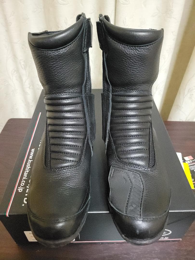 一度だけ使用 クシタニ KUSHITANI ネオブーツ ブラック 25.0cm