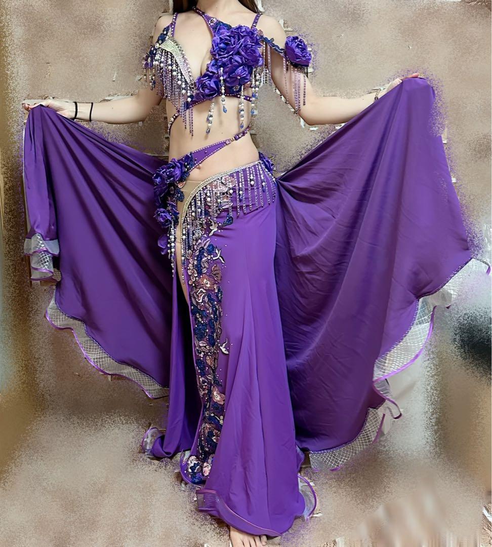 be sparklyベリーダンスコスチューム衣装紫パープルIrinaHalla - メルカリ