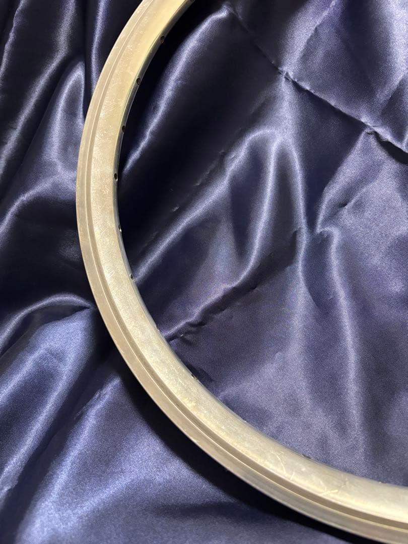 低走行】アレックスリムズDA16ポリッシュ32穴 & 18タイヤ 前後セットの