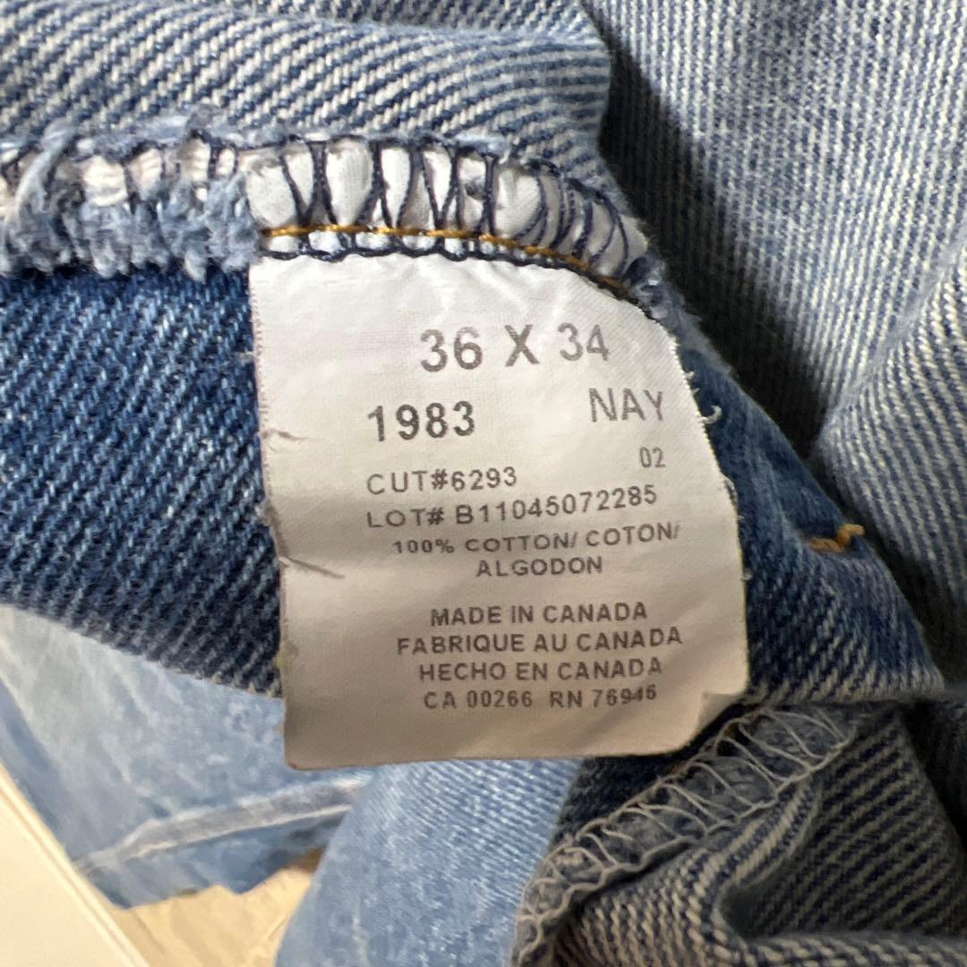 BIG BILL ペインターデニムパンツ　1983年製　カナダ製　超レア　W36
