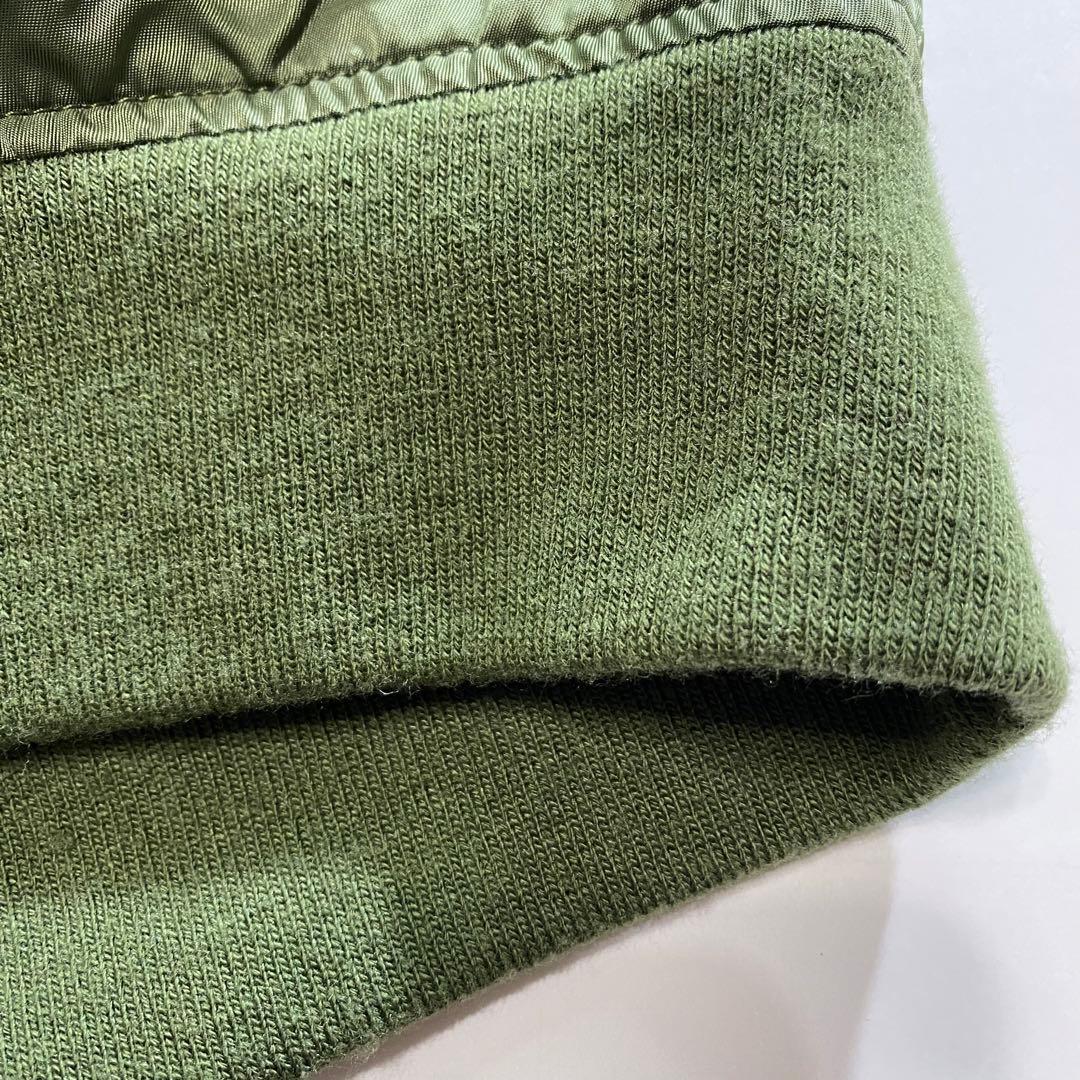 ALPHA アルファ MA-1 フライトジャケット セージ カーキ 短丈 タイト