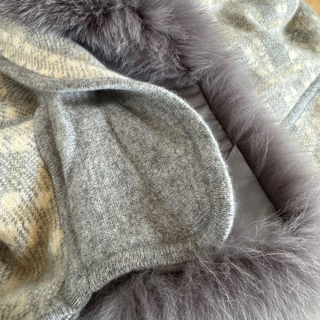 おまとめ☆イタリア製カシミヤ100 ニットケープ & ミンクヤーンジャケット