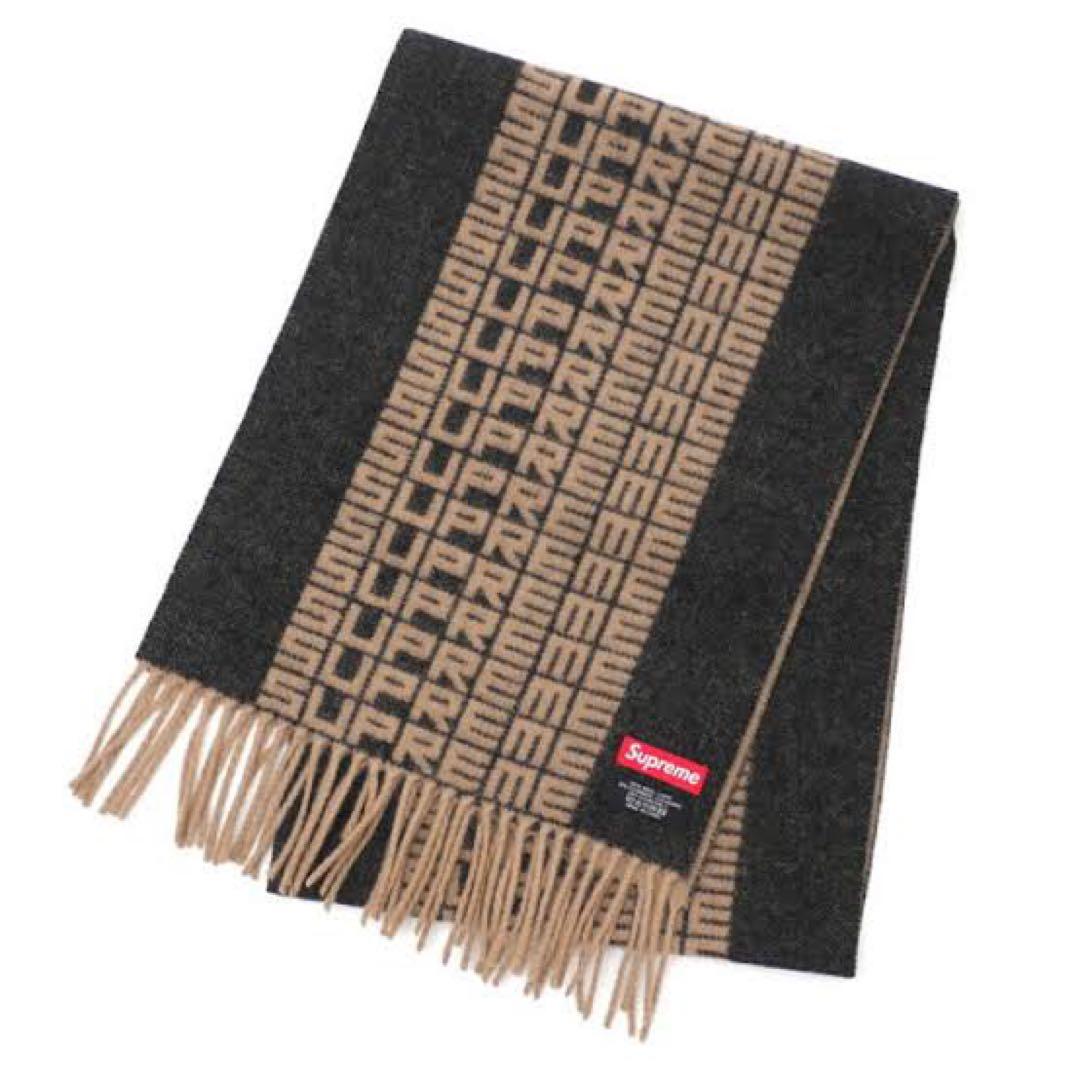 Supreme◇18AW SUPREME LOGO REPEAT SCARF