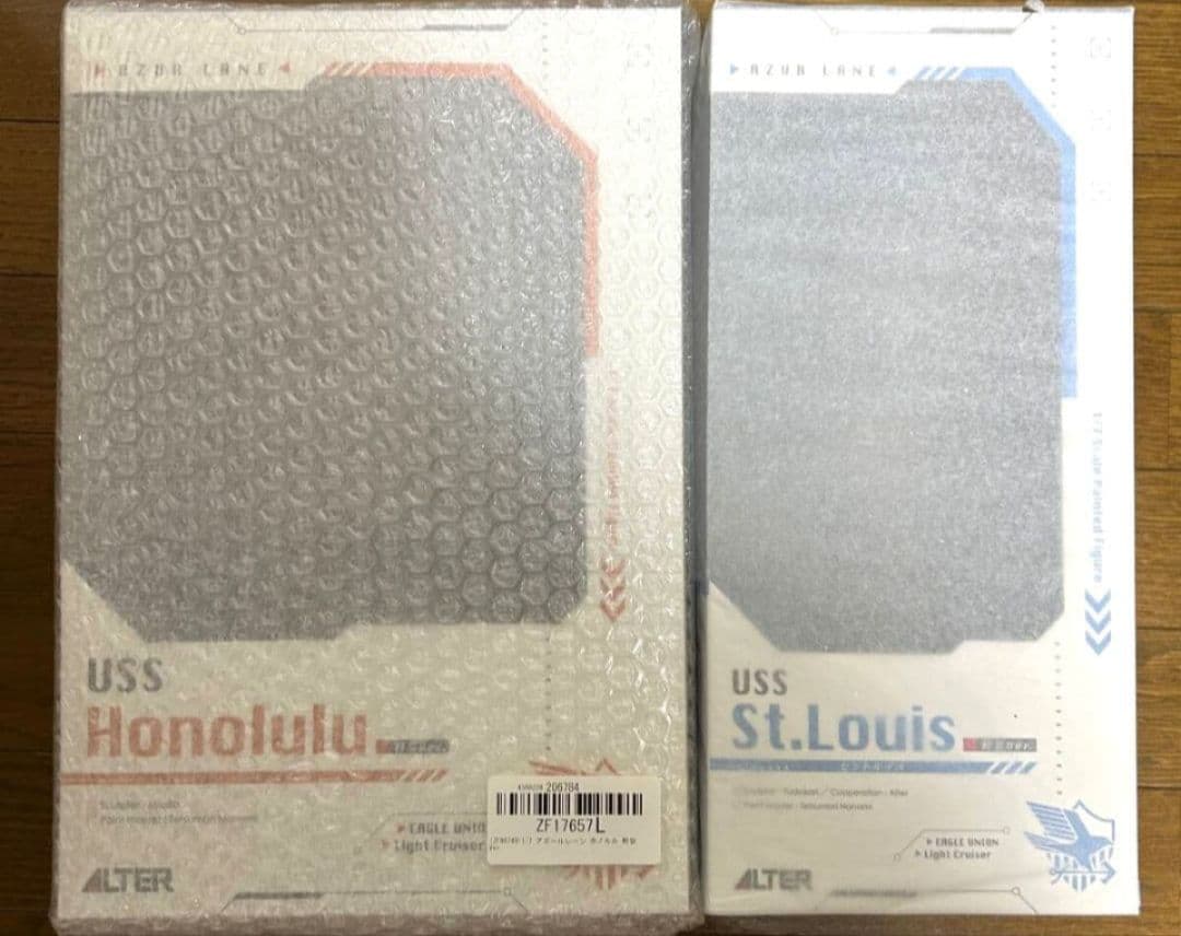 新品未開封 アズールレーン　セントルイス　ホノルル　軽装　フィギュアセット