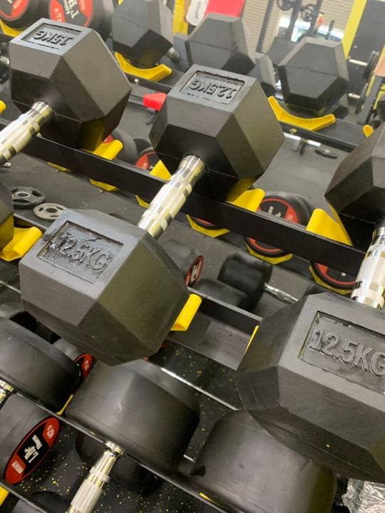 ヘックス  ラバーダンベル　12.5kg から25kg 1万円値下げ