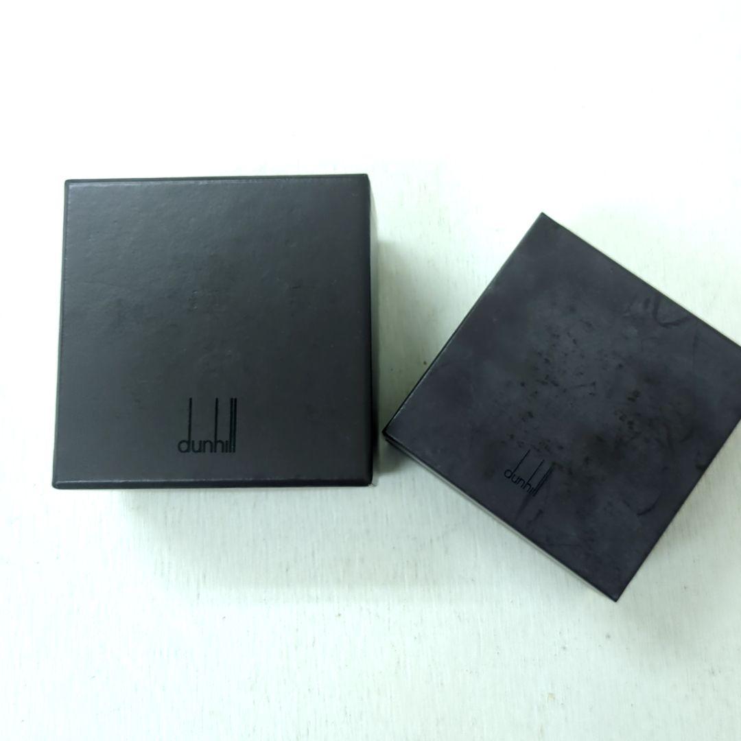 ダンヒル カフリンクス シルバー925 ステンレススチール シルバー ネイビー