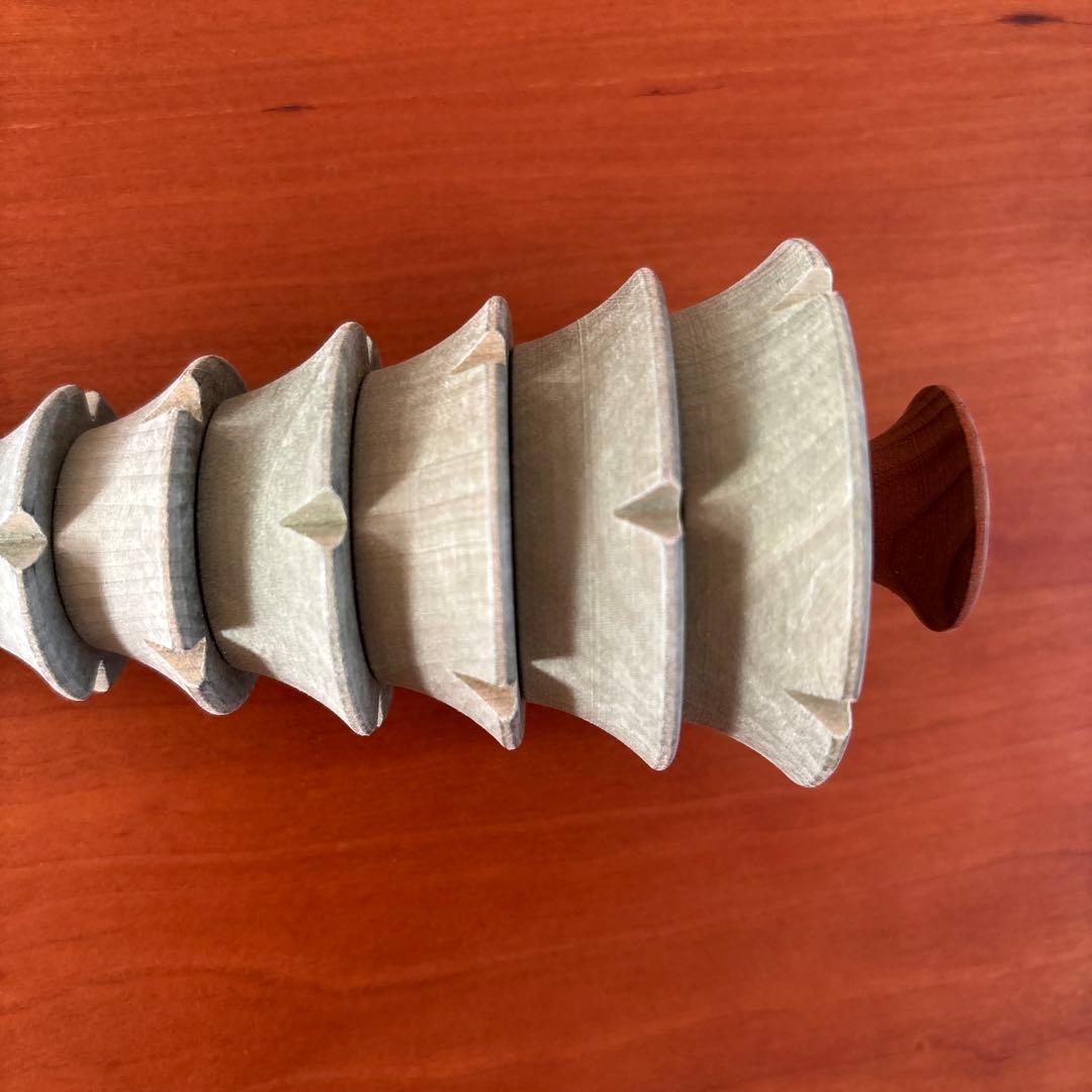 ドイツ製　ツリー　木製　3本