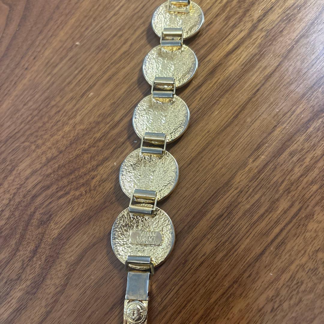 GianniVersace ヴェルサーチ　ライオン　ブレスレット　GD