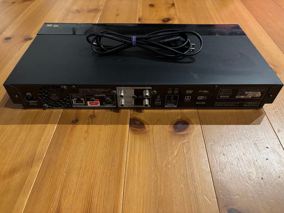 SONY ブルーレイレコーダー