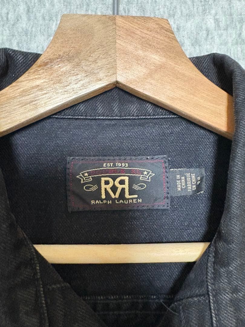 rrl ブラックデニムジャケット