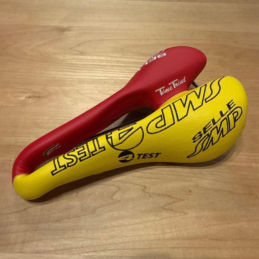 《新品未使用》Selle SMP TT2 サドル 赤/黄