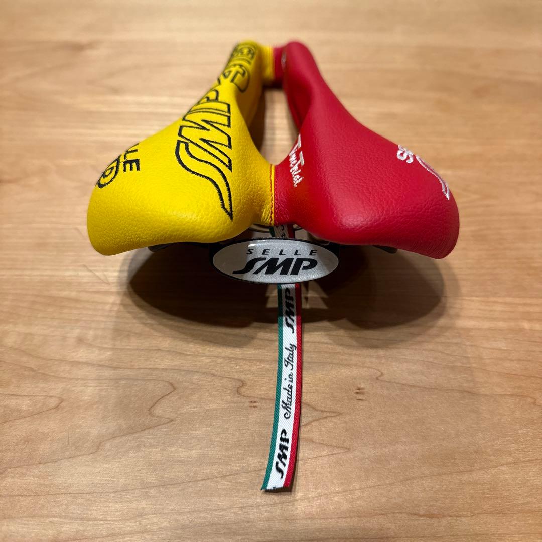 《新品未使用》Selle SMP TT2 サドル 赤/黄