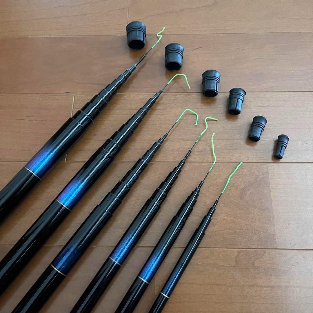 のべ竿　2.7m 3.6m 4.5m 5.4m 6.3m 7.2m