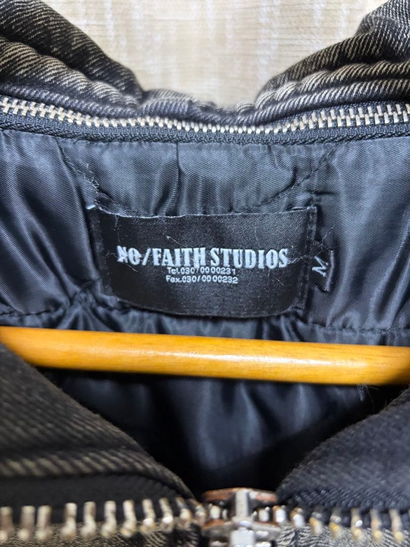 ジャケット・アウター NO/FAITH STUDIOS BOMBER DENIM JACKET