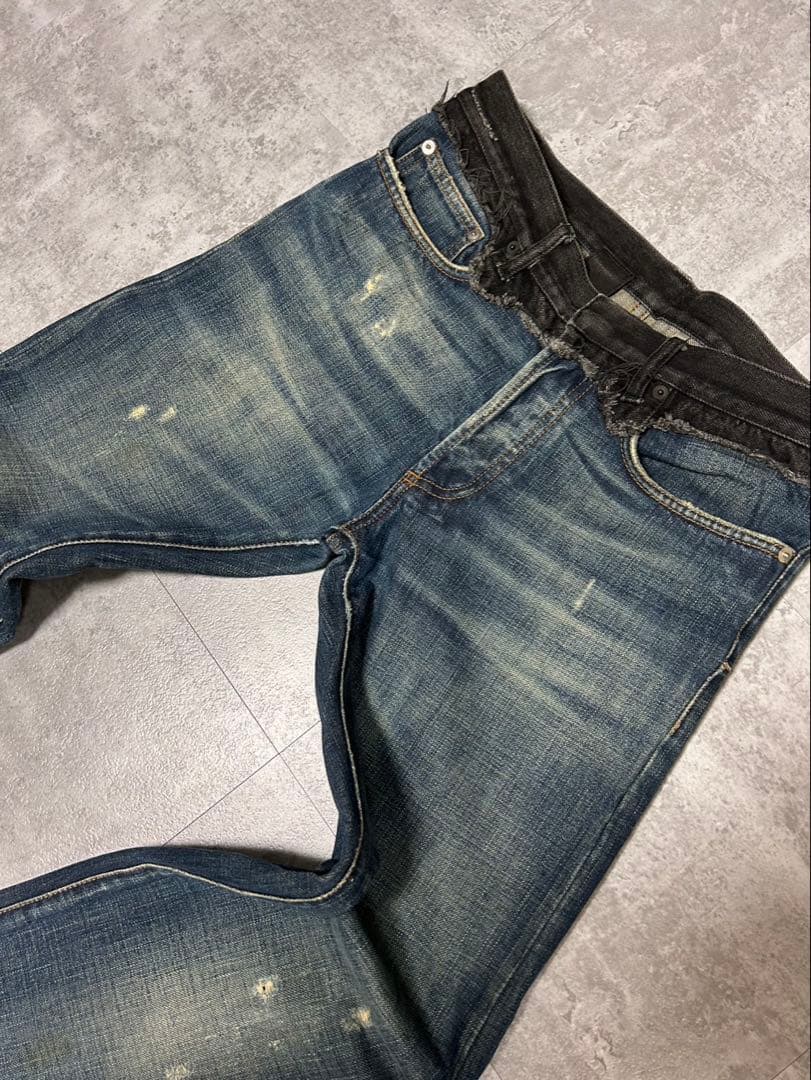 Dior Homme AW06 コンバイン デニム ジーンズ W29 - メルカリ