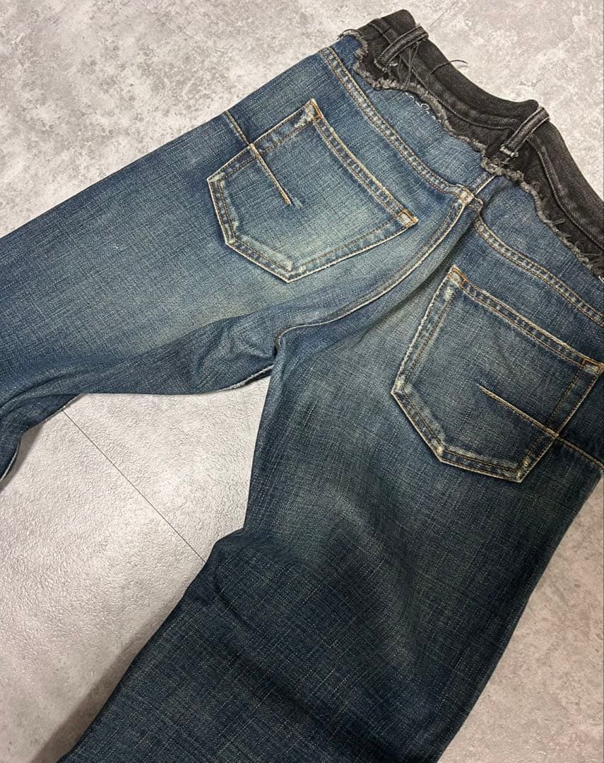 Dior Homme AW06 コンバイン デニム ジーンズ W29 - メルカリ